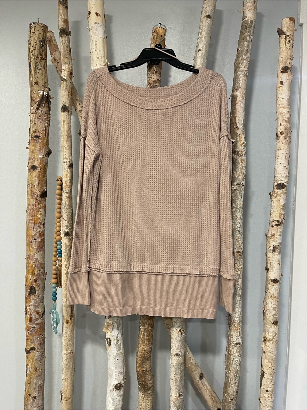 Free People waffle Top NWOT